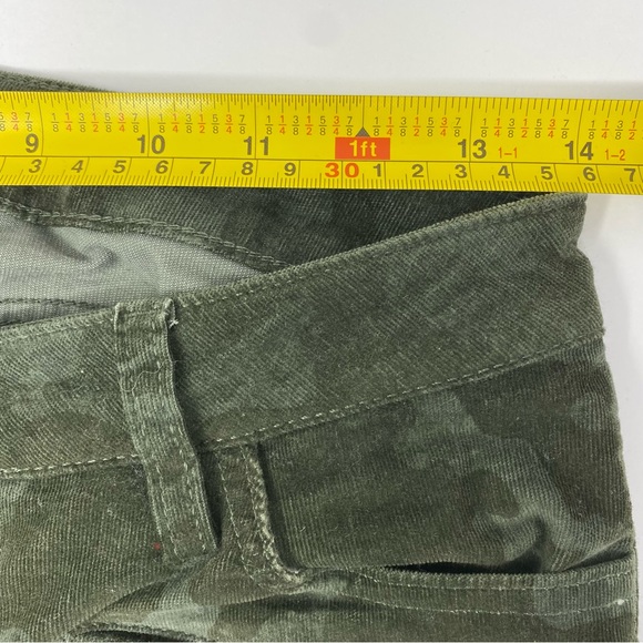 Etienne Marcel Los Angeles Camo Multi Zip Skinny Corduroy Pants Green 26 - Picture 8 of 11